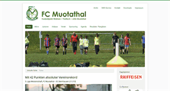 Desktop Screenshot of fcmuotathal.ch